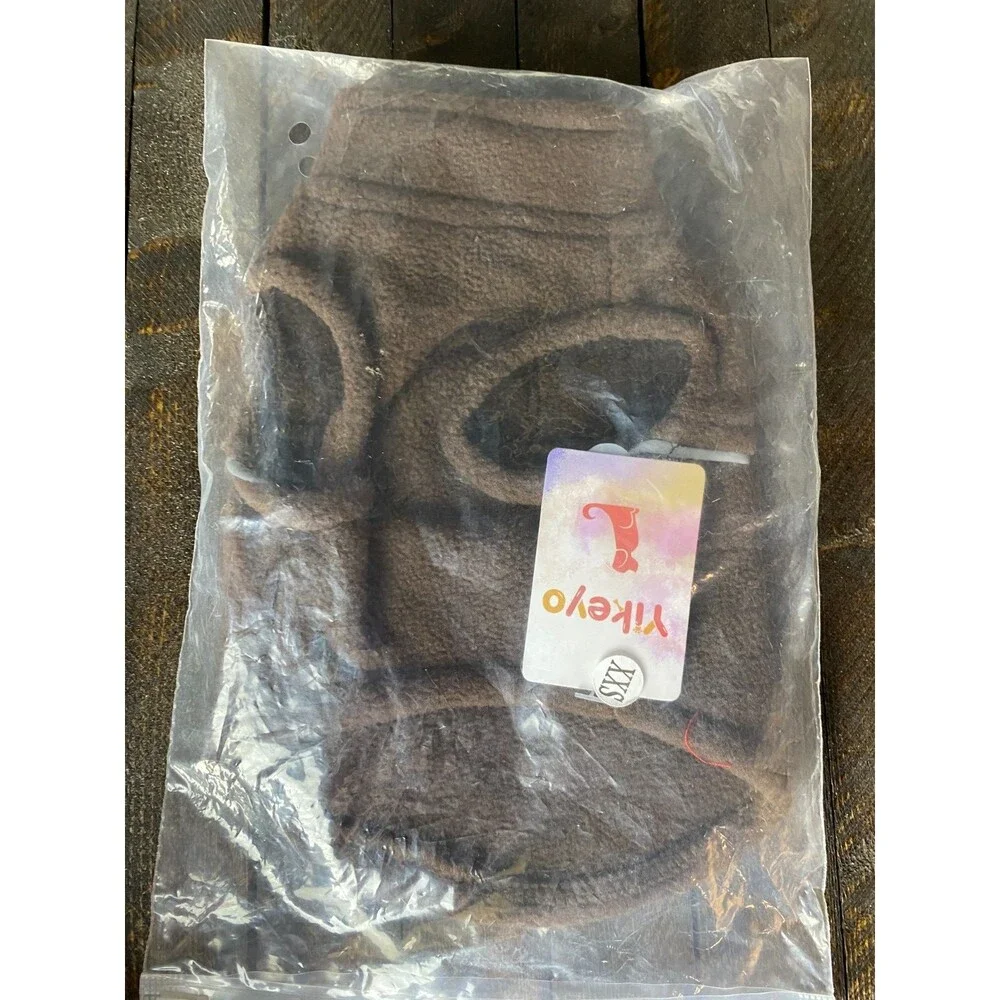 Sz XXS Brown Chihuahua Fleece Dog Or Cat Vest Yikeyo